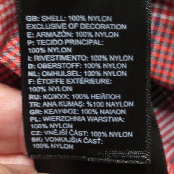 THE NORTH FACE mens SHIRT plaid RED blue BUTTON DOWN white SIZE XL - Picture 9 of 11